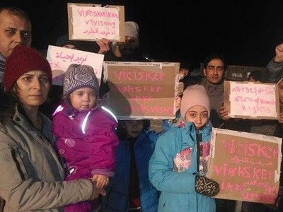 В Норвегии беженцы протестуют против депортации в Россию