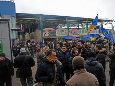 В Одессе возле «7-го километра» полиция, нацгвардия и активисты (фото)