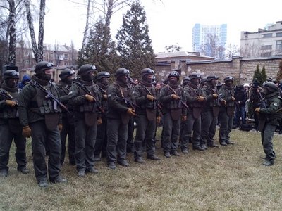 В Киеве принял присягу спецназ антикоррупционного бюро (видео)