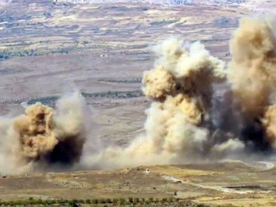 Турция атаковала позиции курдов в Сирии