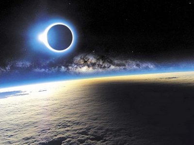 НАСА опубликовало визуализацию полного солнечного затмения