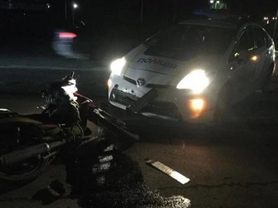 В Мукачево новая полиция сбила человека
