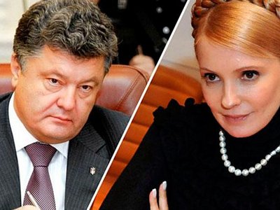 Опрос: Тимошенко догоняет Порошенко по рейтингу популярности