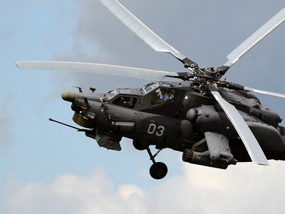 В Сирии разбился российский военный вертолет Ми-28Н