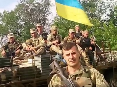 Украинские бойцы из зоны АТО записали жесткое обращение к судьям (видео)