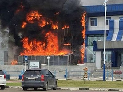 В Амурской области РФ горел аэропорт Благовещенска (видео)