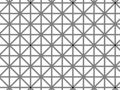 Опубликована оптическая иллюзия с 12 точками, которые невозможно увидеть одновременно
