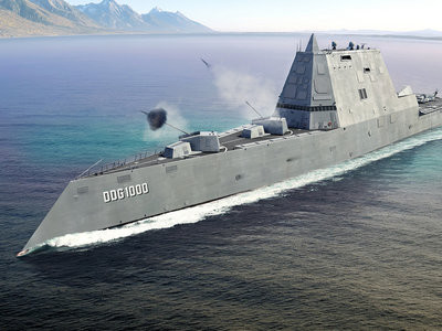 Американский военный корабль будущего отправился в строй (видео)