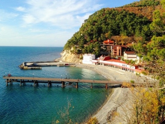 Гостиница в Джанхоте вблизи моря