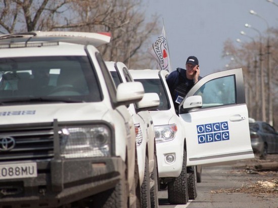 В Донбассе на участке разведения сторон обстреляли сотрудников ОБСЕ
