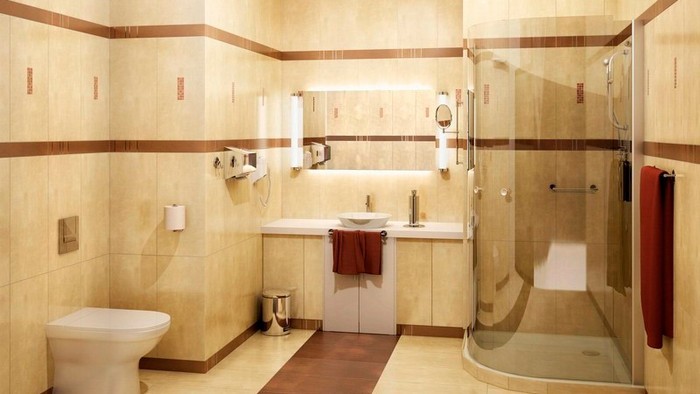 керамогранит в ванной комнате