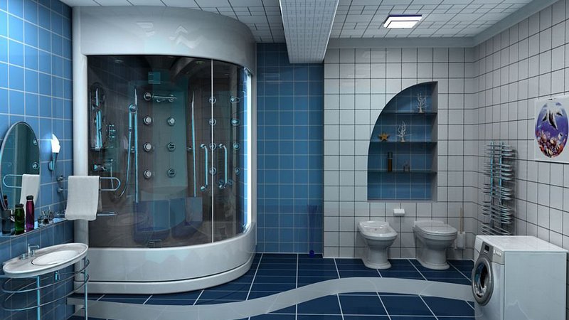 интерьер ванной