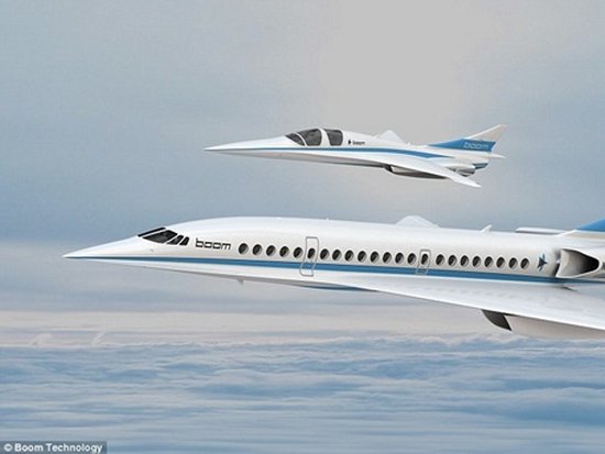 В США представили прототип сверхзвукового лайнера (фото)