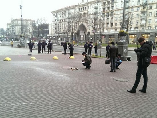 В центре Киева прогремел взрыв