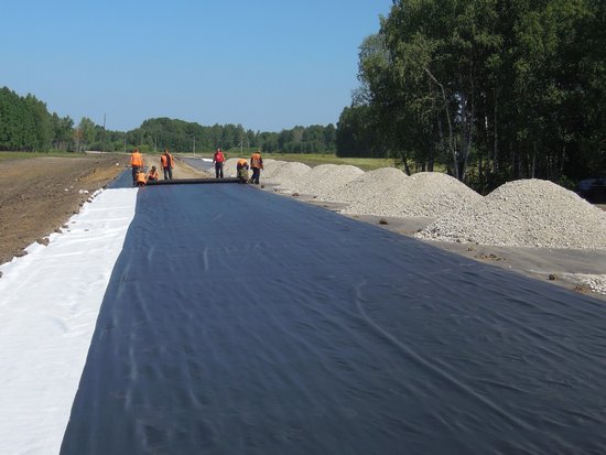 Использование Геоспана в дорожном строительстве