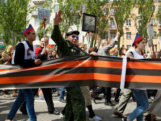 В Бресте власти запретили использование «георгиевской ленты»