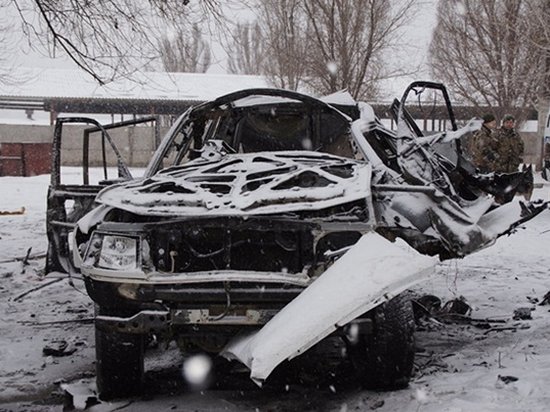 При взрыве авто в Луганске погиб один из главарей «ЛНР»