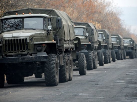 В Луганске миссия ОБСЕ зафиксировала колонну военной техники