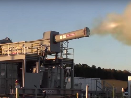 Опубликован видеоролик испытаний боевого образца электромагнитной пушки для ВМС США