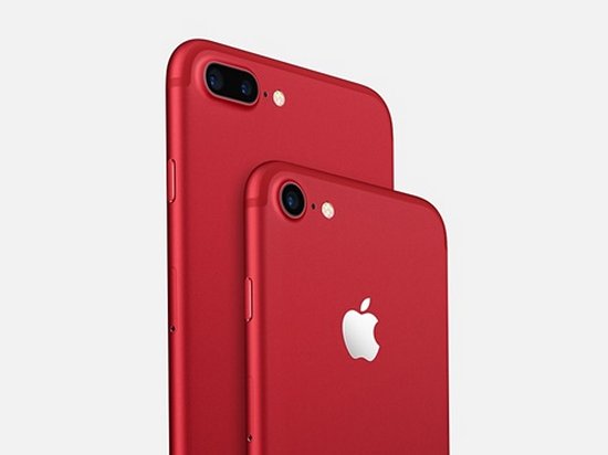 Компания Apple официально выпустила красные iPhone 7