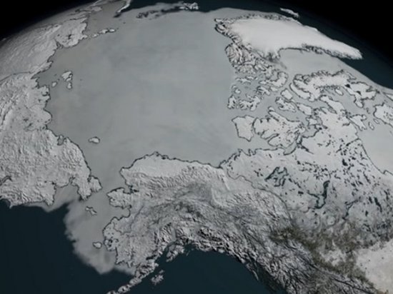 NASA на видео показало рекордное таяние ледников Арктики