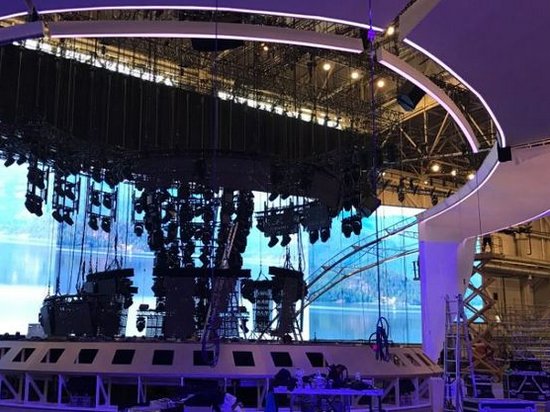 Кириленко показал фото сцены, которую монтируют к Евровидению-2017