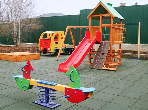 детские горки из пластика