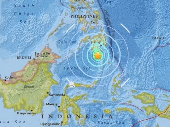 На Филиппинах произошло мощное землетрясение с магнитудой 7,2 балла