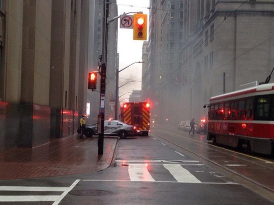 Мощный взрыв прогремел в центре Торонто (видео)
