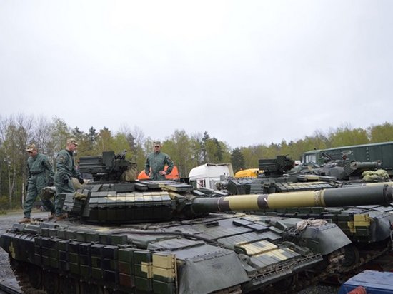 Опубликовано видео с украинскими танками для биатлона НАТО (видео)