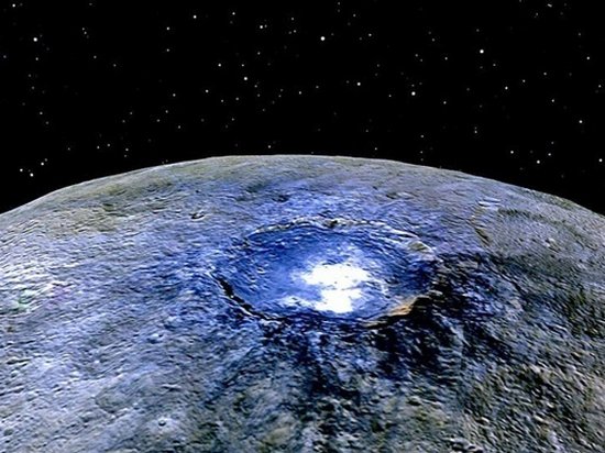 Агентство NASA показало Цереру в лучах Солнца (видео)
