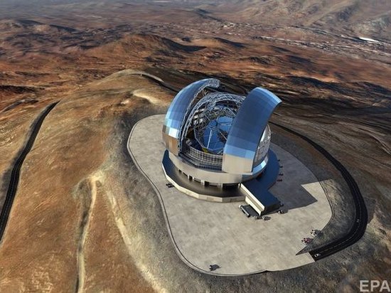 В Чили возводят самый большой в мире оптический телескоп: опубликовано видео
