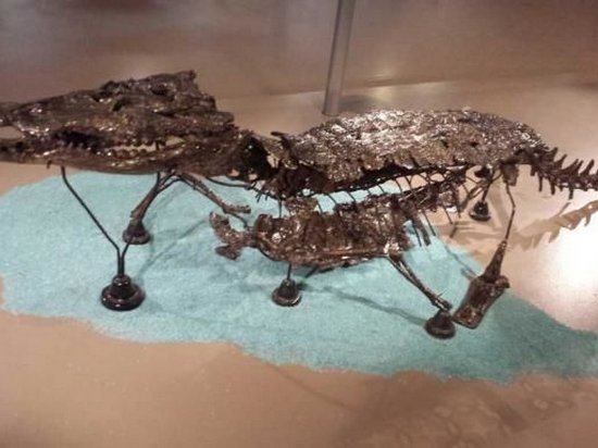 В Китае нашли скелет ископаемого крокодила