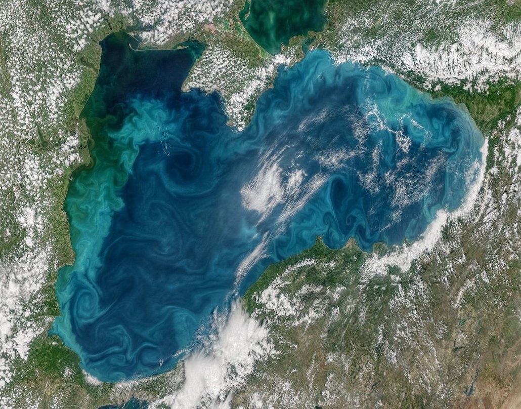 Черное море сверху