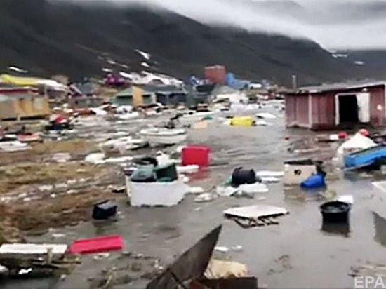 Гренландию всколыхнуло мощное цунами и землетрясение: есть пострадавшие