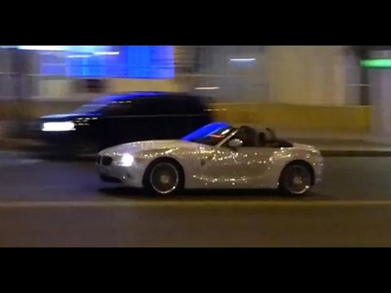 В Украине замечен «самый гламурный» BMW (видео)
