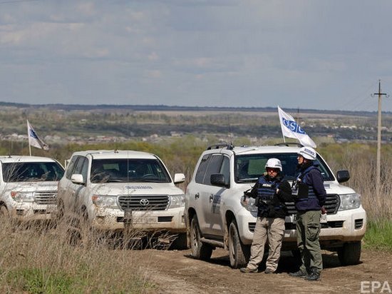 На Донбассе обстреляли участок, где находился патруль ОБСЕ