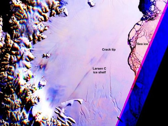 В Антарктиде появится один из крупнейших айсбергов в истории (видео)