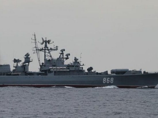 Военные корабли РФ нарушили экономическую зону Латвии