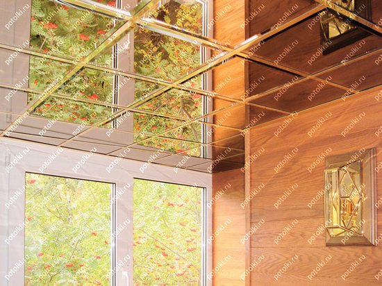 зеркальный потолок