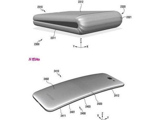 Компания Samsung патентует гибкий смартфон Galaxy X
