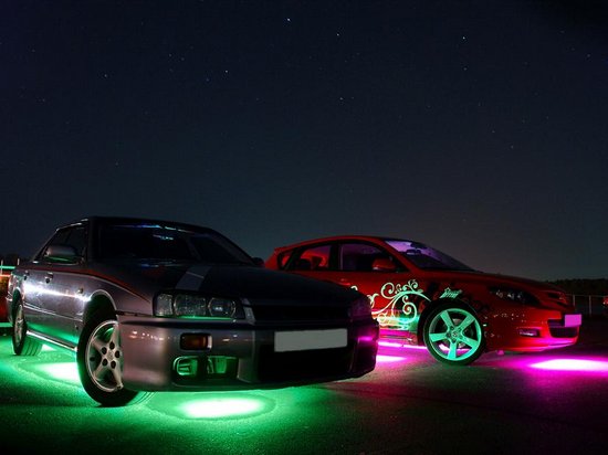 Оригинальные автомобили с подсветкой