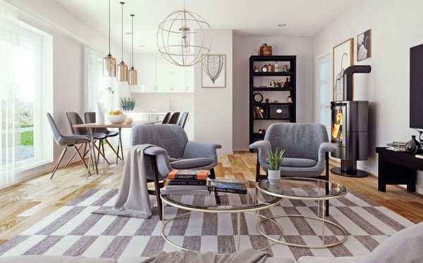 скандинавский интерьер