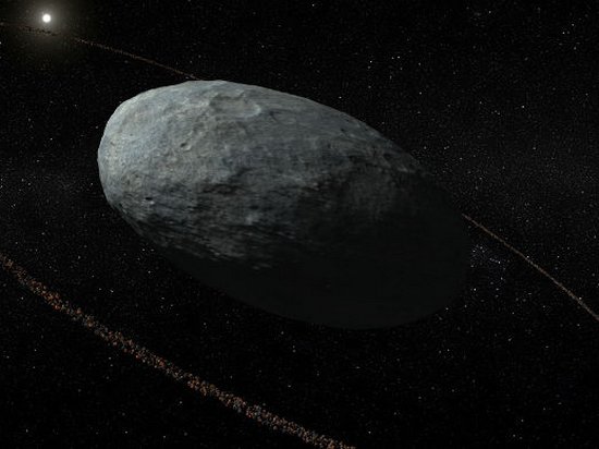 Астрономы обнаружили у четвертой по величине карликовой планеты Солнечной системы кольцо