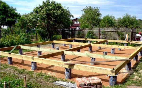 фундамент на сваях