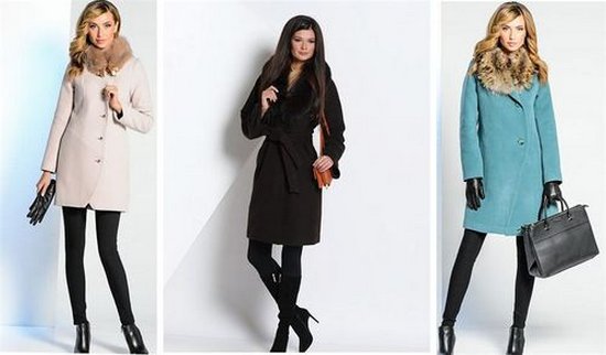 модные зимние пально