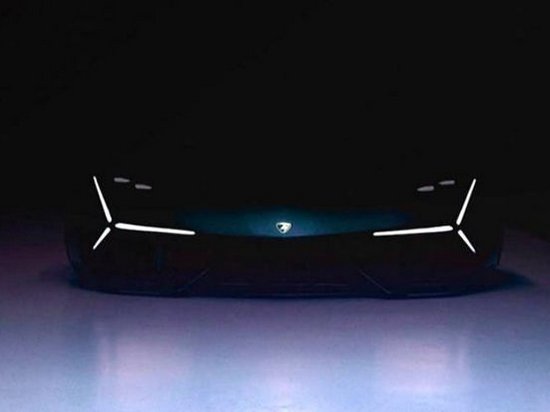 Lamborghini показала первый тизер нового суперкара