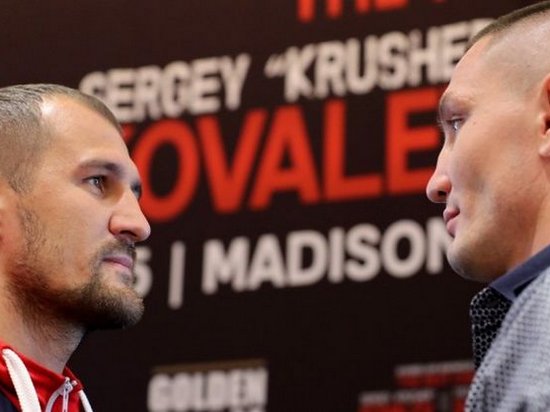 Украинский боксер проиграл чемпионский бой россиянину (видео)