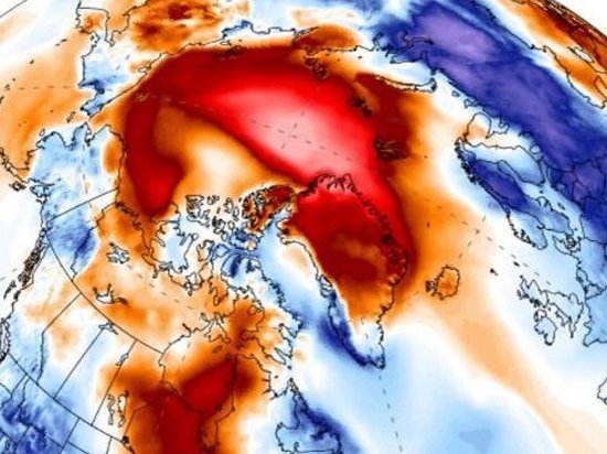 На Северном полюсе зафиксировали аномально теплую погоду