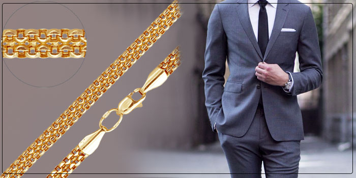 золотая цепочка мужчине